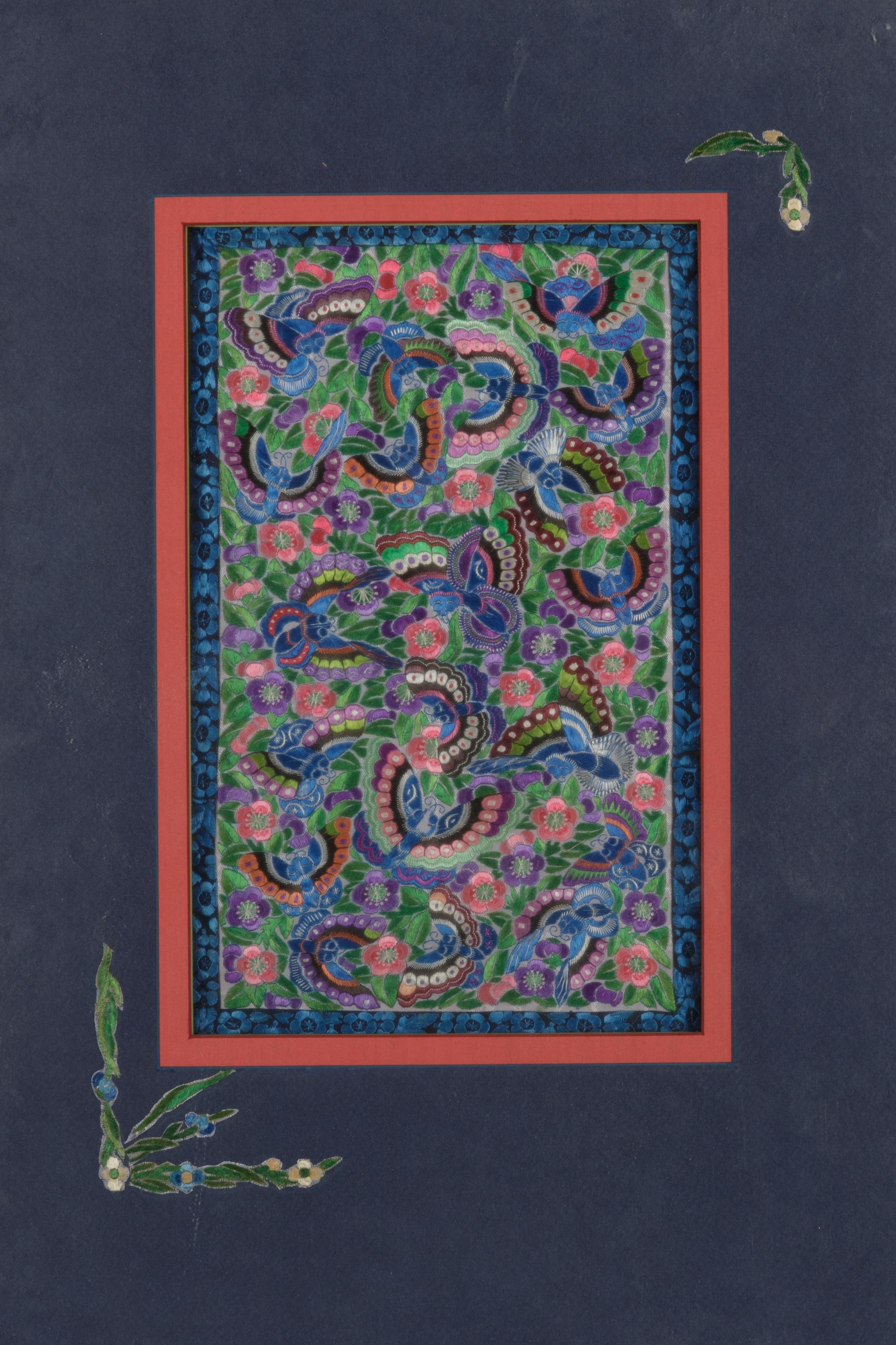 10 Chinese Embroidered and Woven Silk Articles