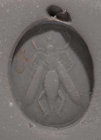 A Roman Carnelian Finger Ring with the Bee of Ephesus