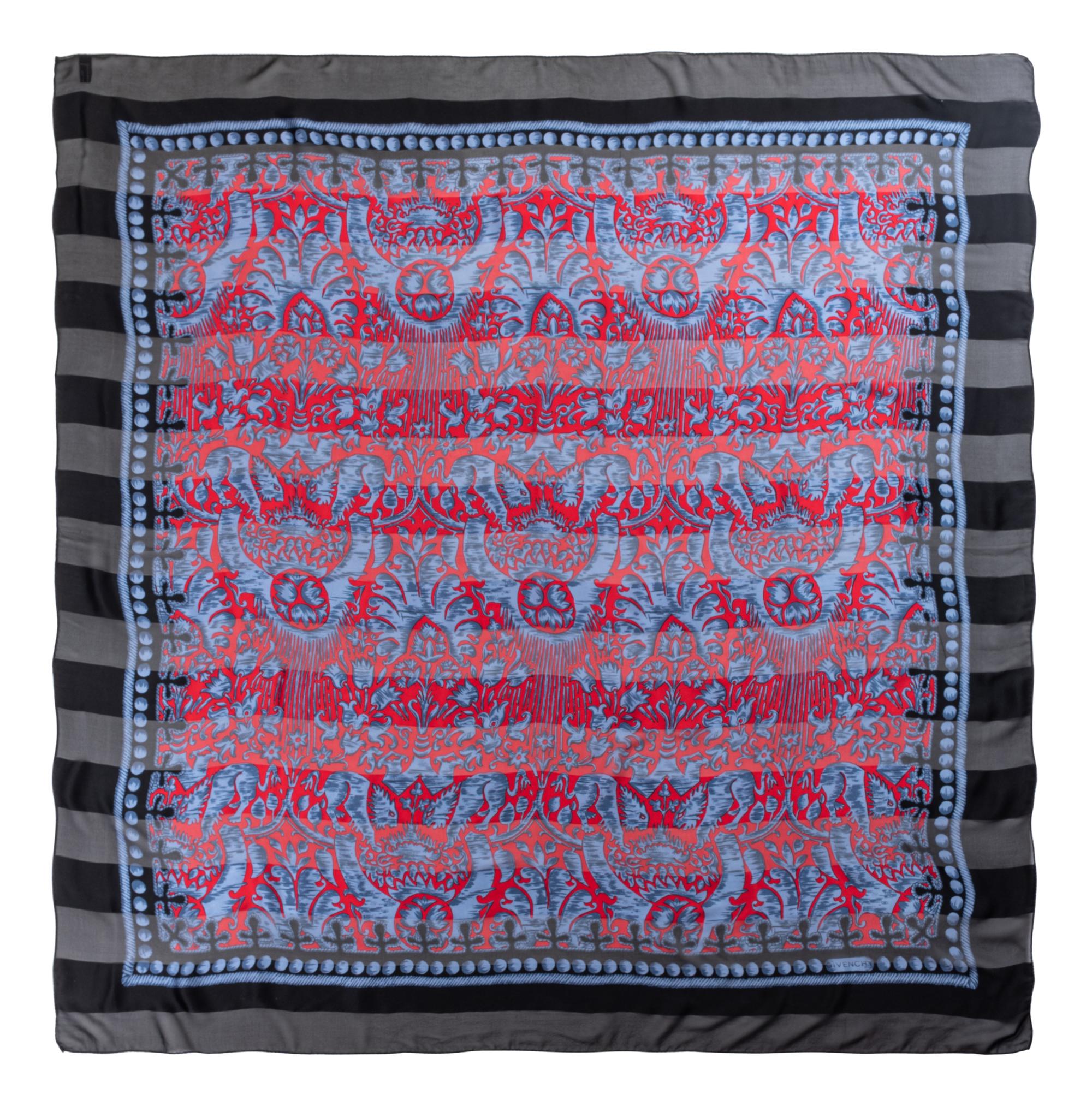 Five Designer Scarves: Louis Vuitton, Givenchy, Gucci, Chanel, Emilio Pucci