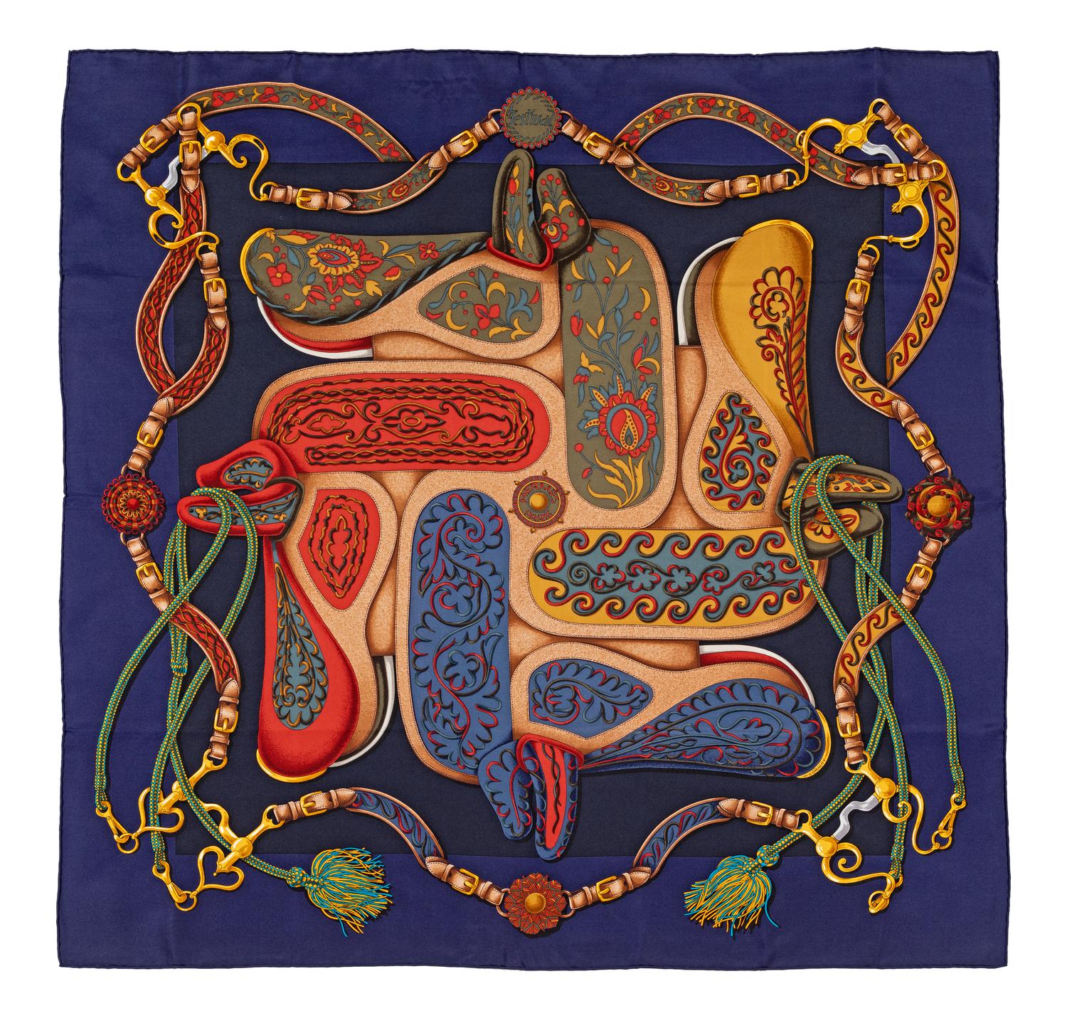 Hermès 90cm Silk Scarf