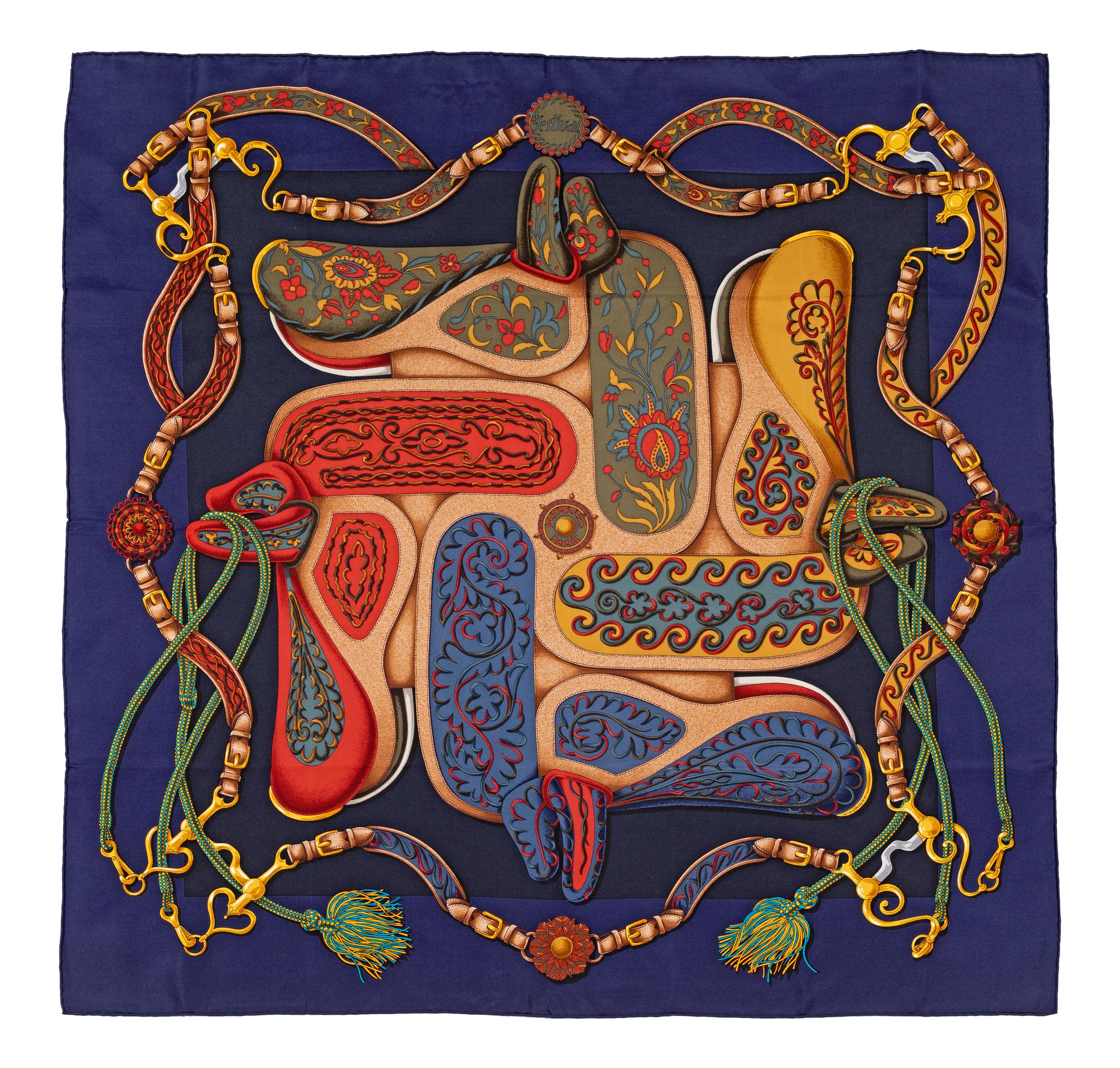 Hermès 90cm Silk Scarf