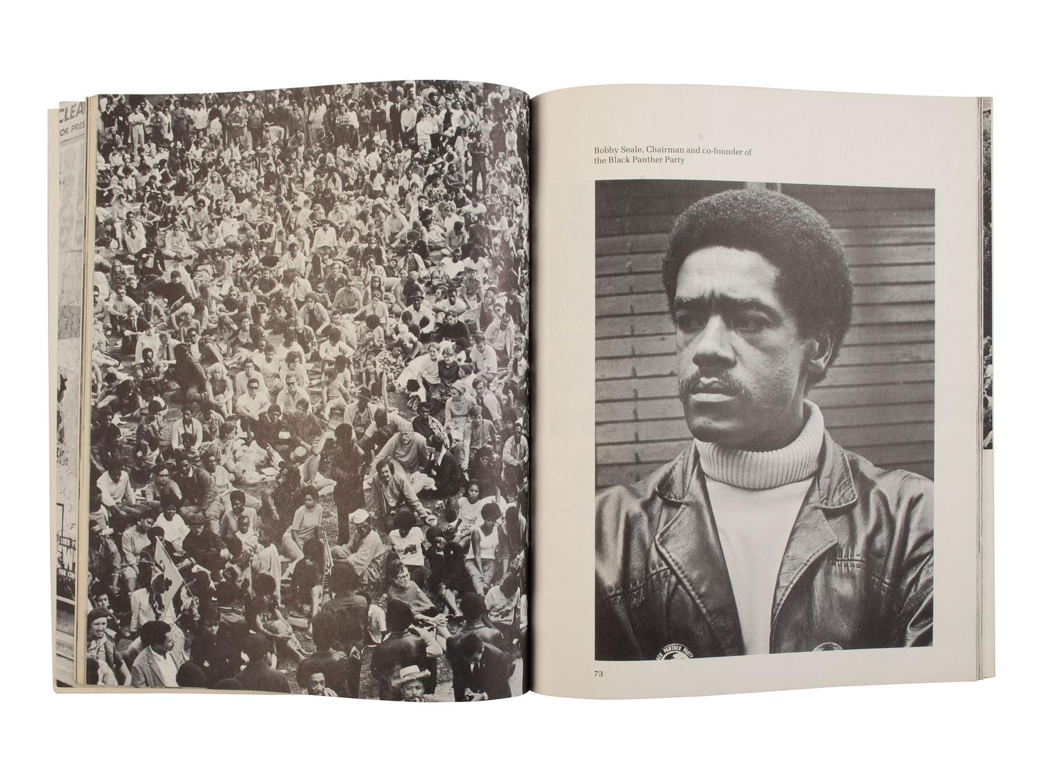 [BLACK PANTHER PARTY]. Black is Beautiful poster. [ With: ] Photographic essays, incl. The Vanguard and Drums of Life.