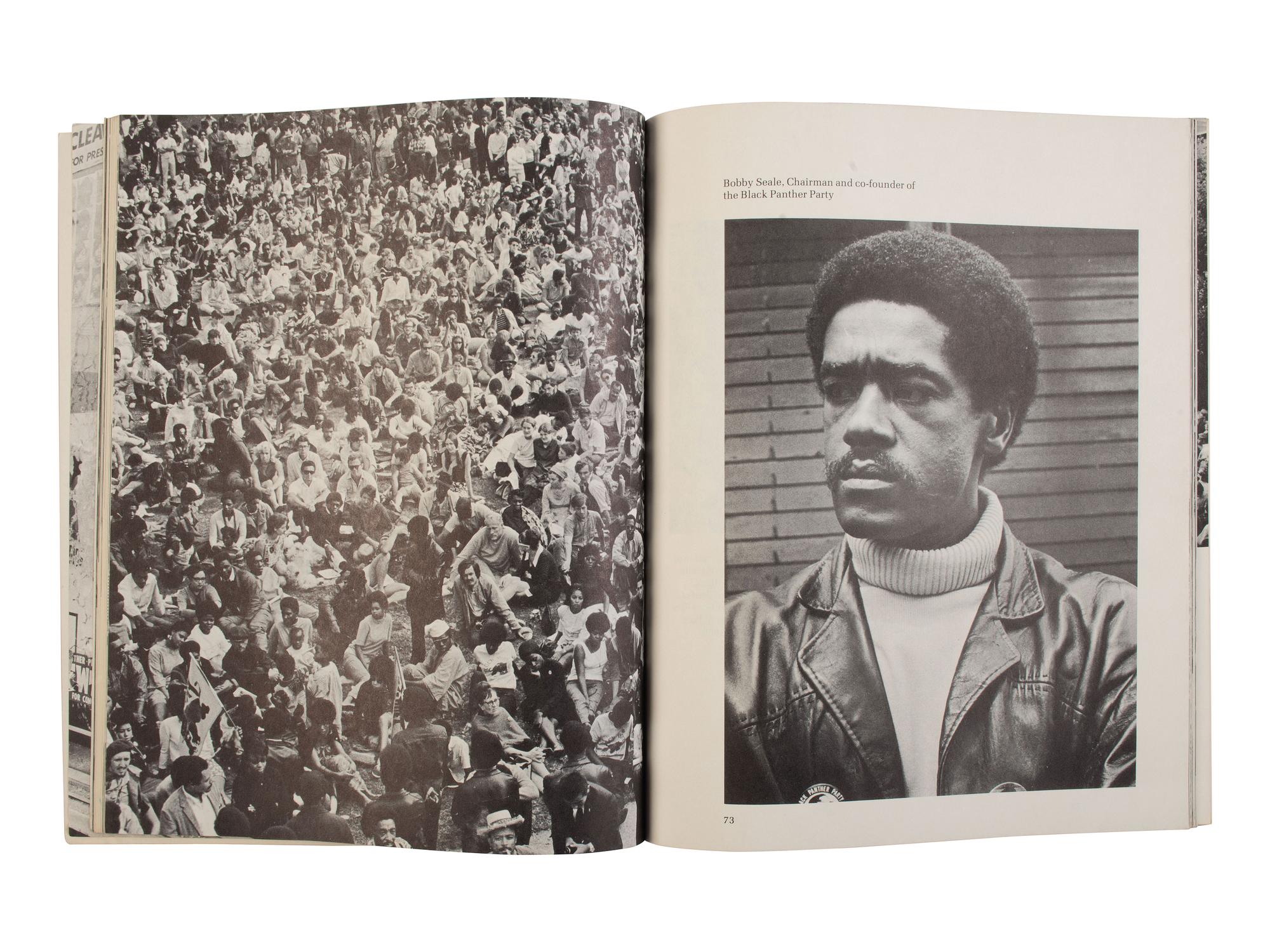 [BLACK PANTHER PARTY]. Black is Beautiful poster. [ With: ] Photographic essays, incl. The Vanguard and Drums of Life.