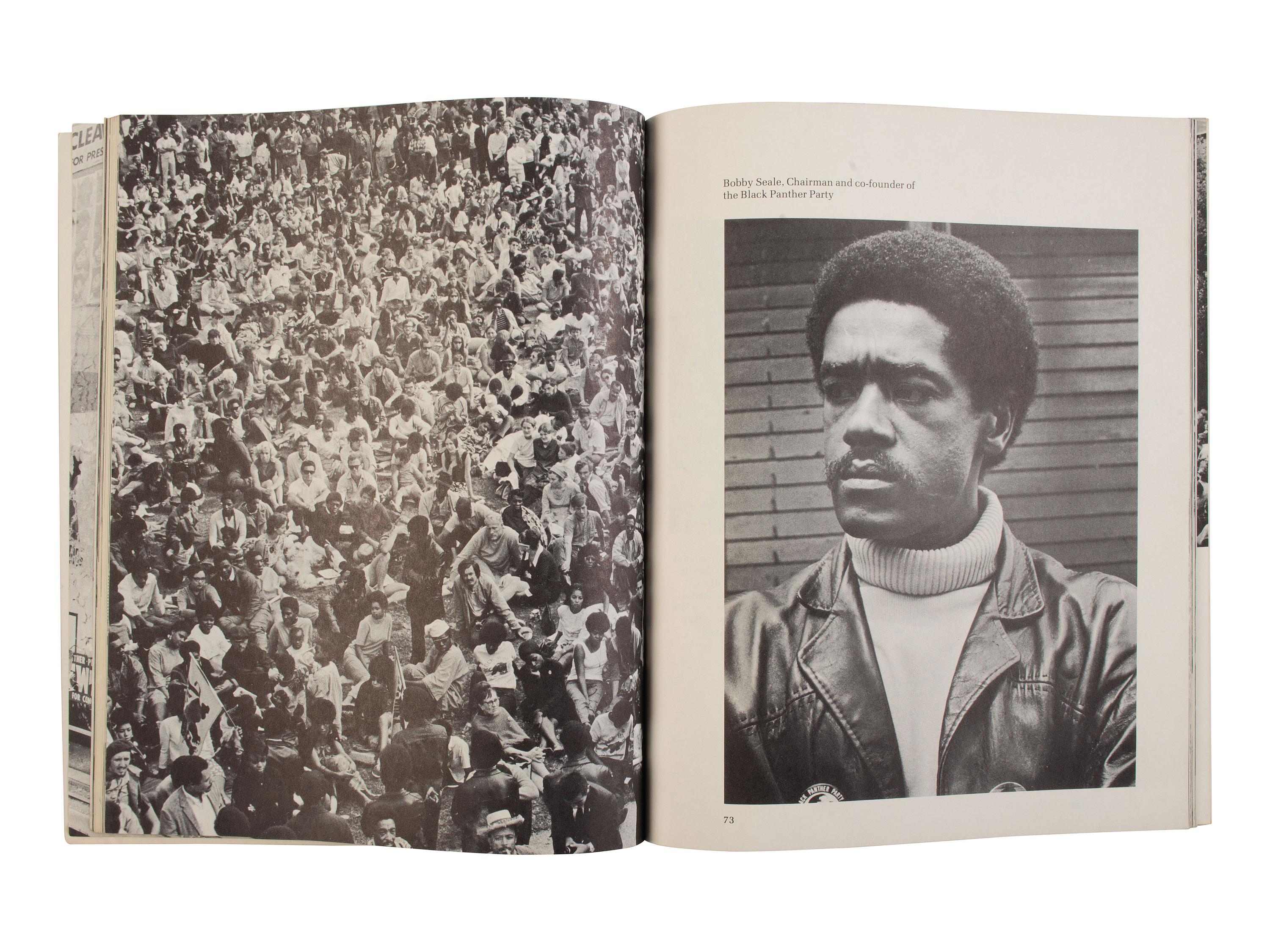 [BLACK PANTHER PARTY]. Black is Beautiful poster. [ With: ] Photographic essays, incl. The Vanguard and Drums of Life.