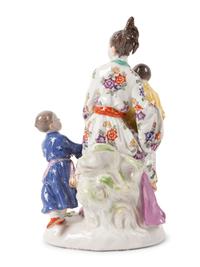 A Meissen Porcelain Chinoiserie Group