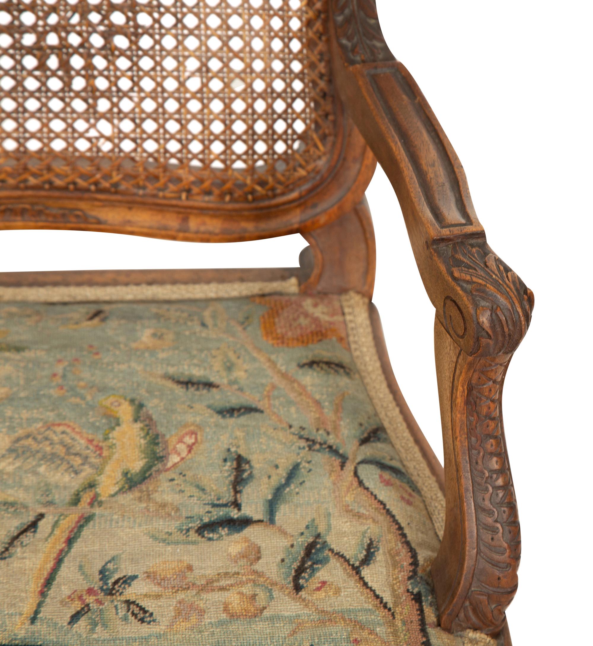 A Louis XV Style Carved Fruitwood Child's Chair