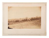 [CIVIL WAR]. GARDNER, Alexander (1821-1882), photographer. Capt. Knap’s Battery, Penn'a. Artillery, (General Banks' Corps,) On Battle-Field of Antietam . Washington, DC: Gardner & Gibson, 1862.