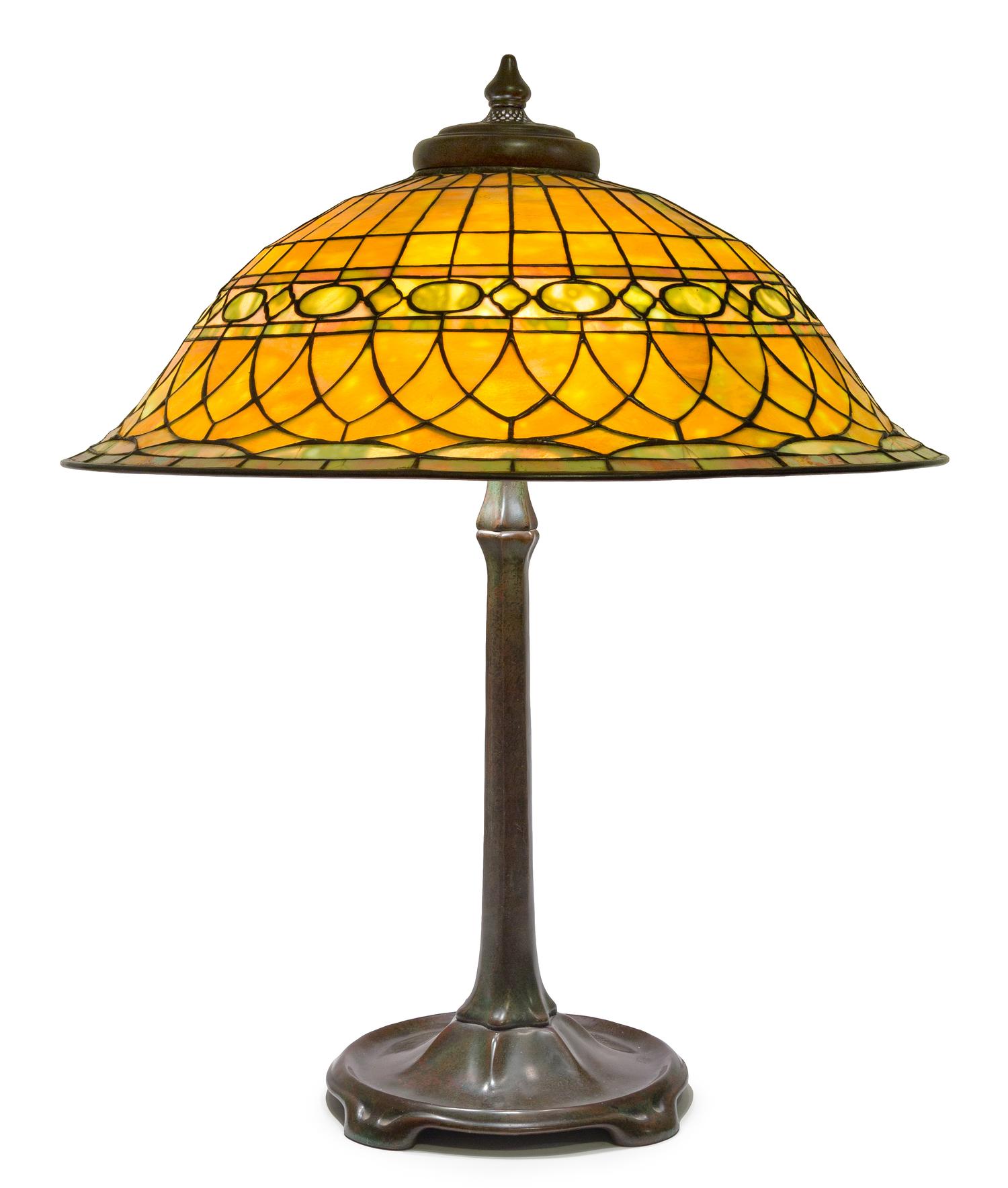 Tiffany Studios, Roman table lamp