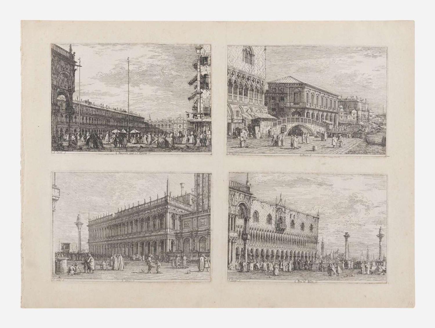 Canaletto (Giovanni Antonio Canal), (Italian, 1697-1768) - Vedute Altre Prese da i Luoghi Altre Ideate