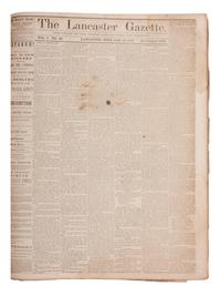 [CIVIL WAR]. Cincinnati Daily Gazette . 318 issues in 2 bound volumes. [ With :] Springfield Weekly Republic . 122 issues. Springfield, OH, 1864-1865. and Lancaster Gazette . 95 issues. Lancaster, OH, 1866-1867.