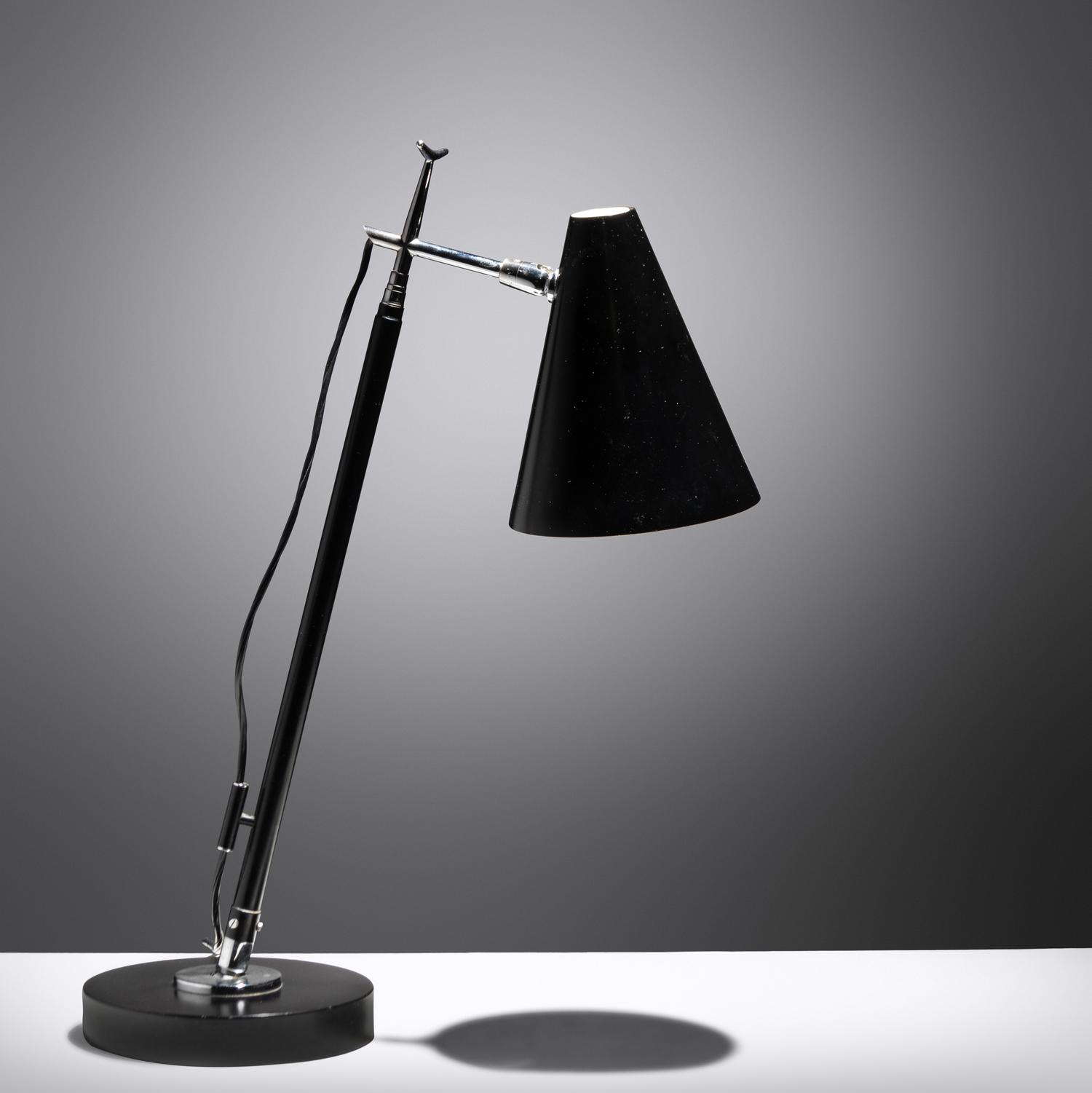 Telescoping Table / Floor Lamp, model 201 Oluce, Italy
