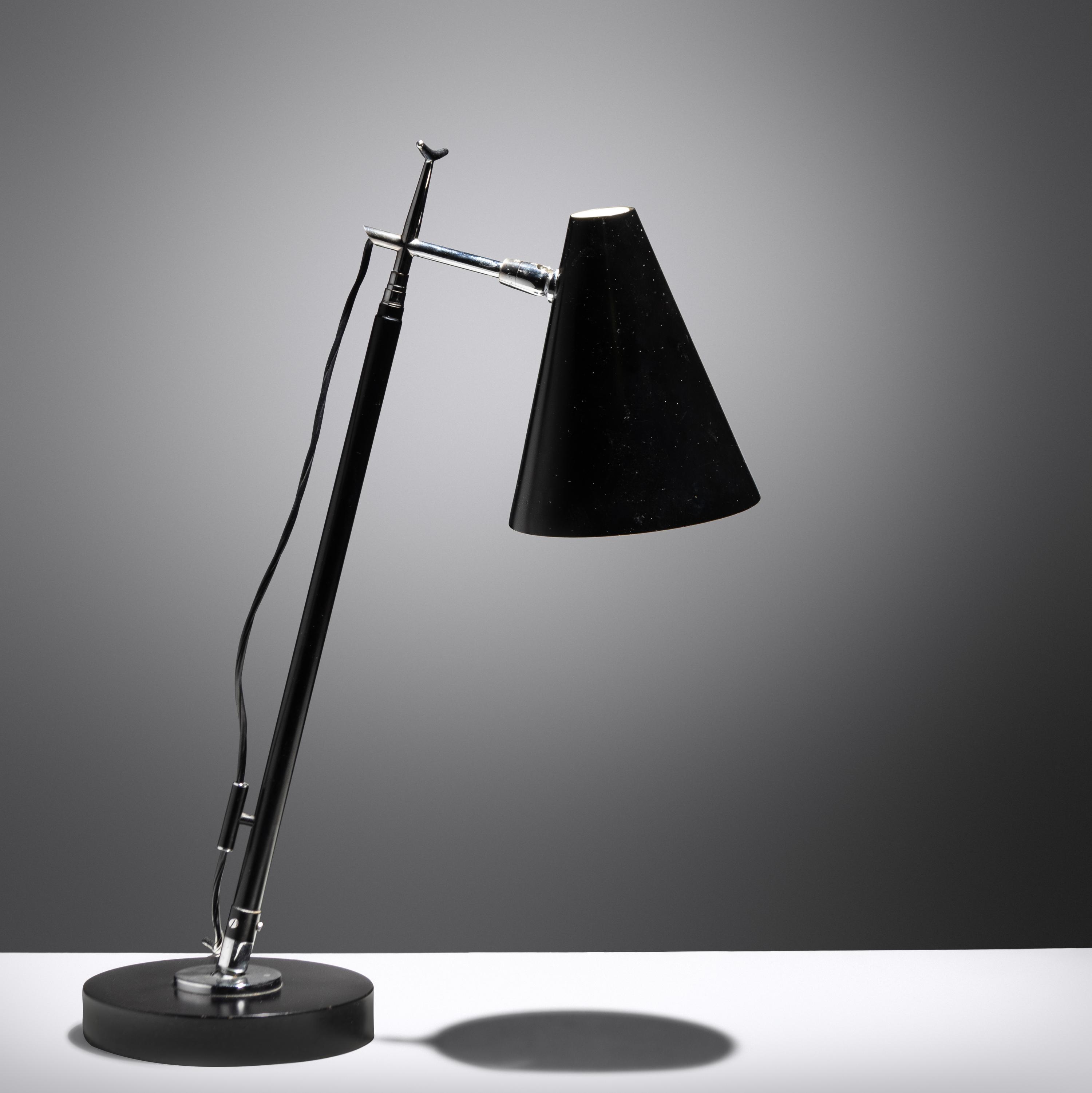 Telescoping Table / Floor Lamp, model 201 Oluce, Italy