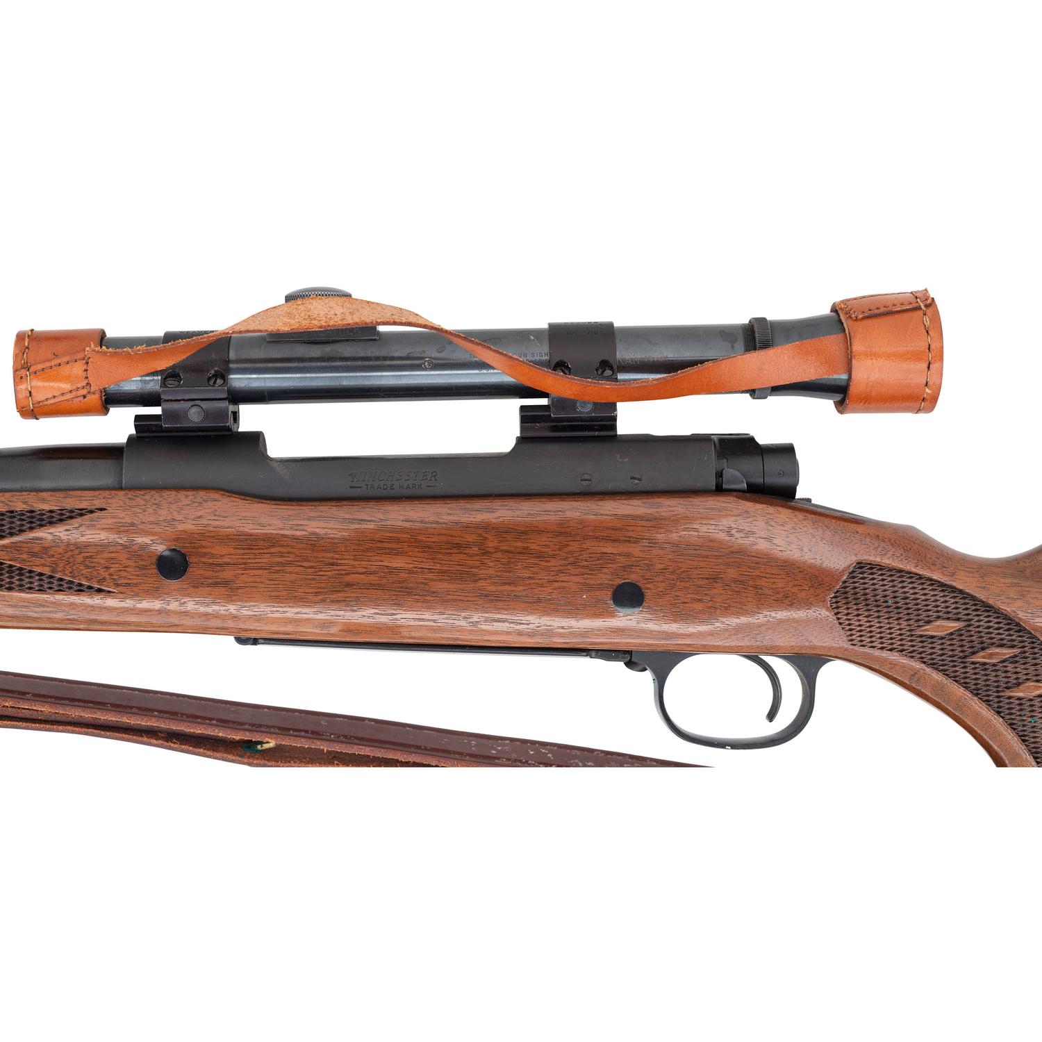 ** Winchester Model 70 with Lyman Alaskan Scope