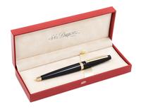 An S.T. Dupont Ellipsis: Composite Noir Fountain Pen