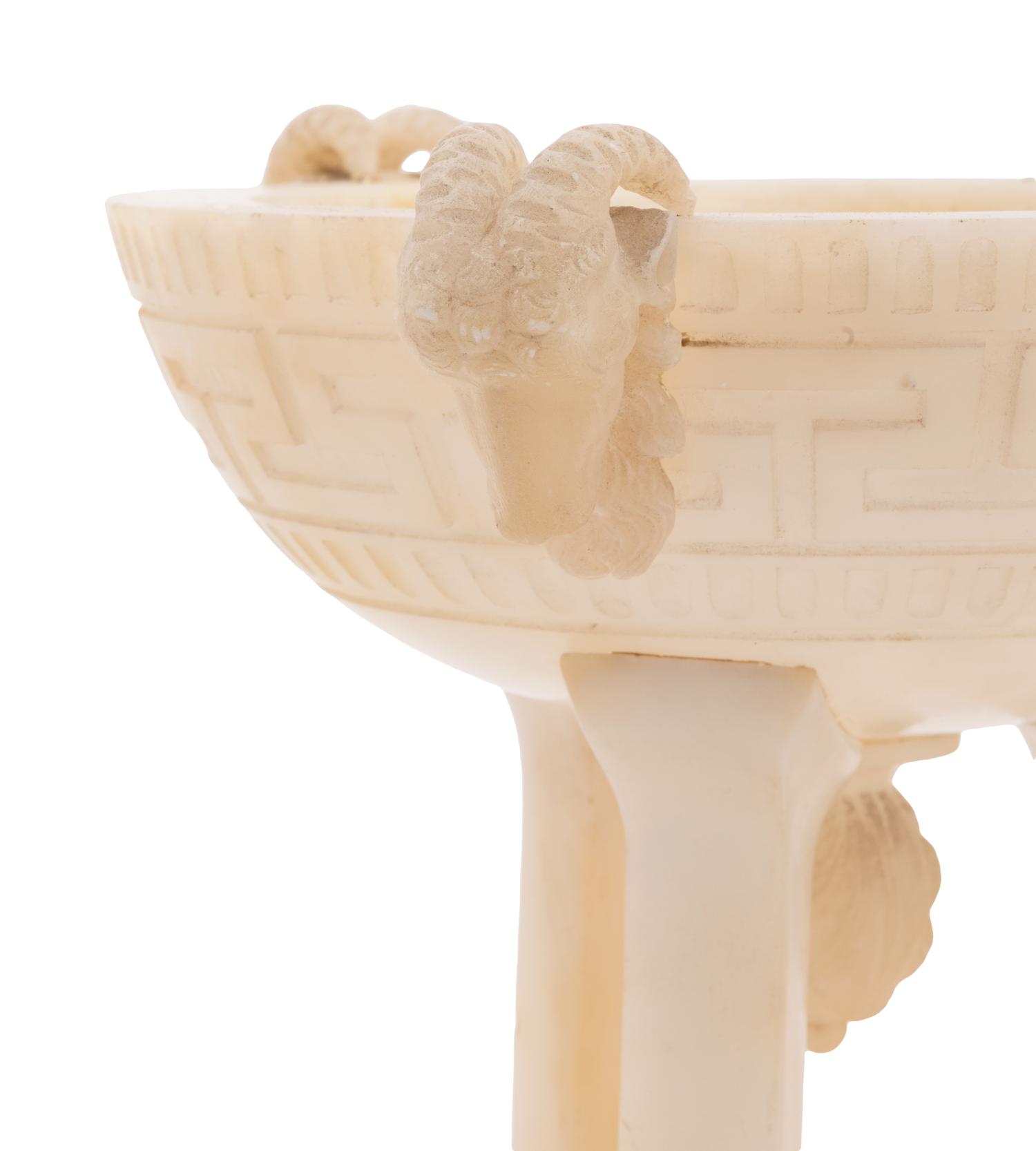 An Italian Alabaster Tazza