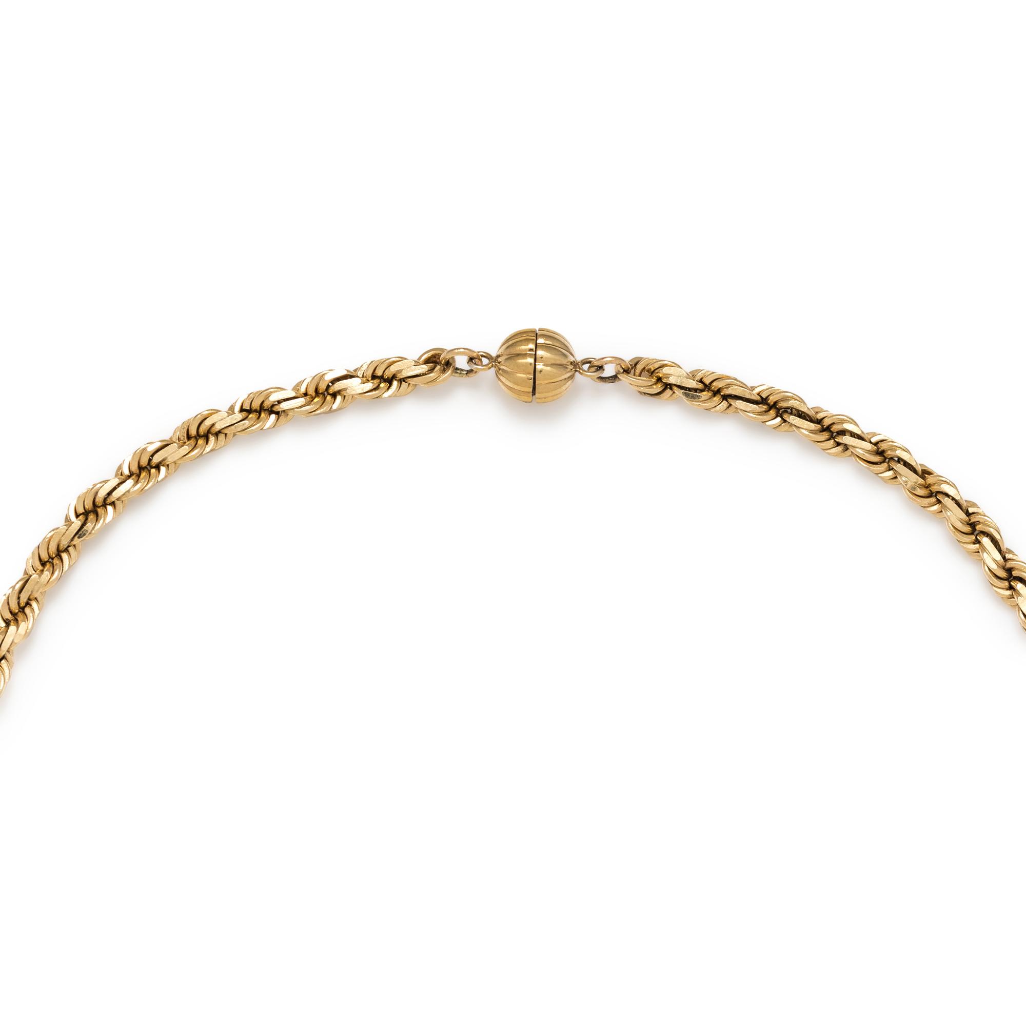 YELLOW GOLD NECKLACE