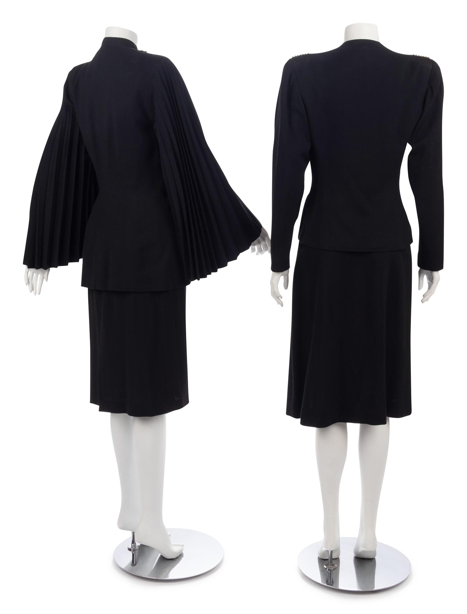 Two Black Suits; Lilli Ann & Fred A Block, 1940s