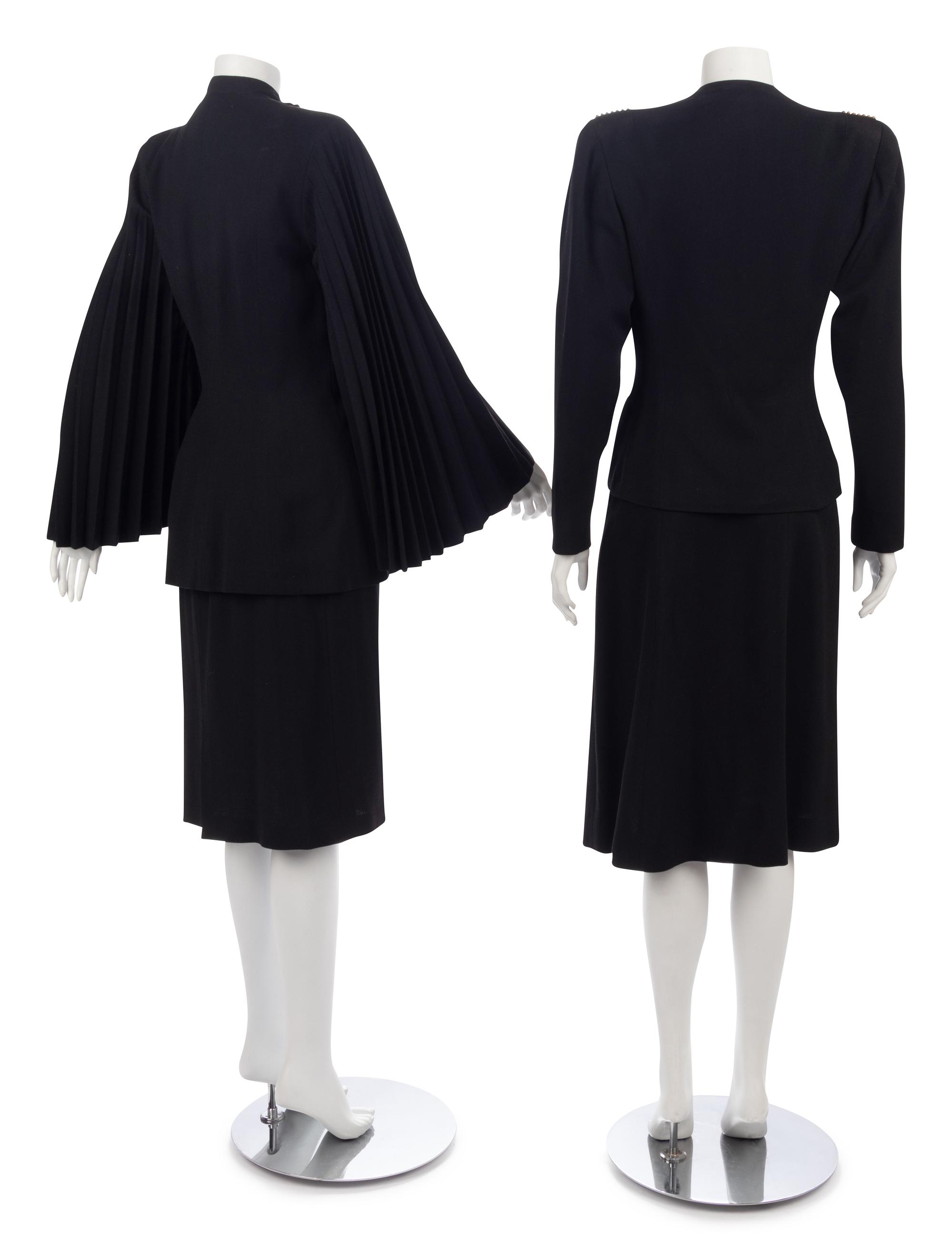 Two Black Suits; Lilli Ann & Fred A Block, 1940s