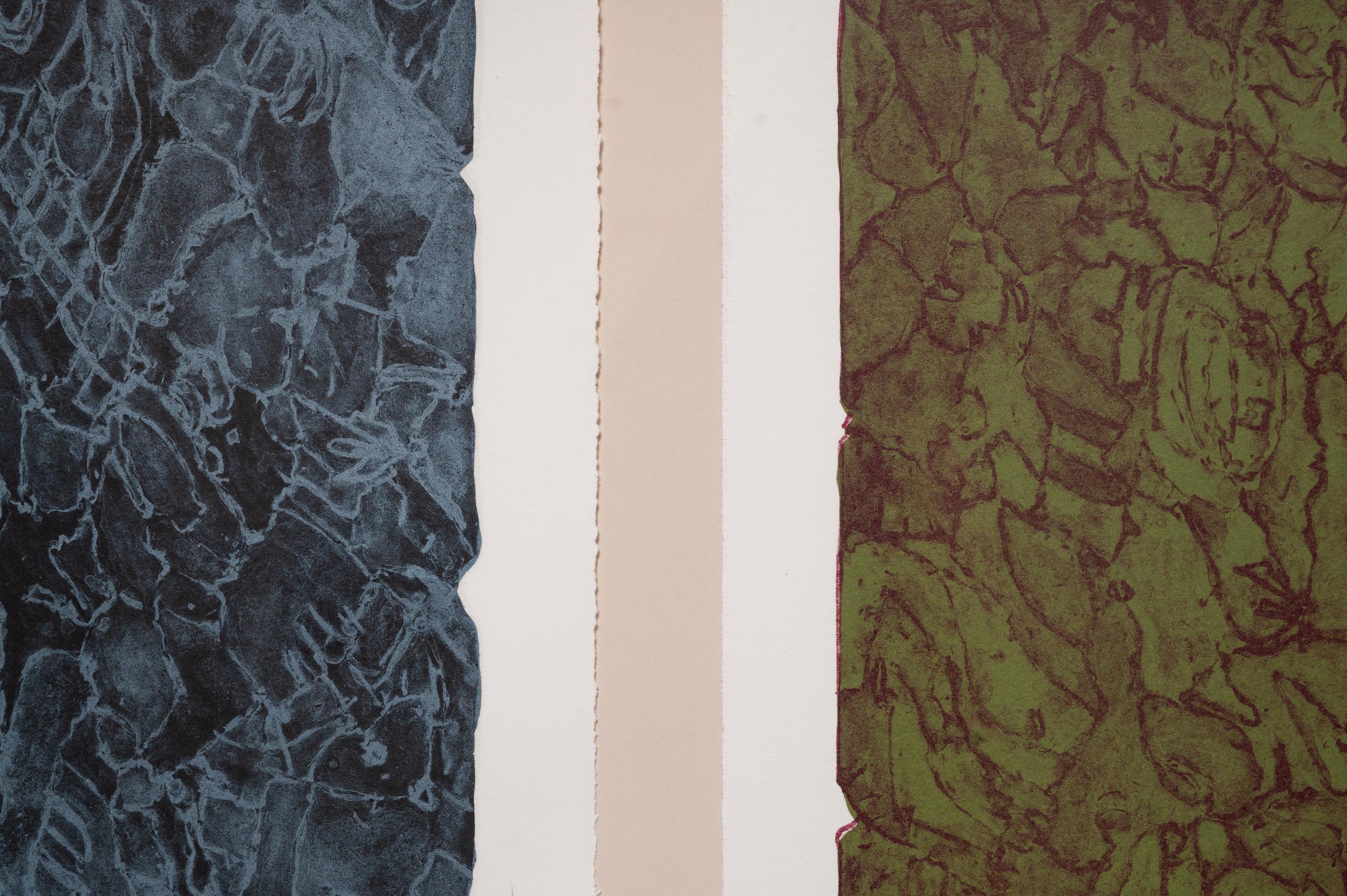 Field Stone, Feels Tone, Feel Stoned (complete group of three prints)