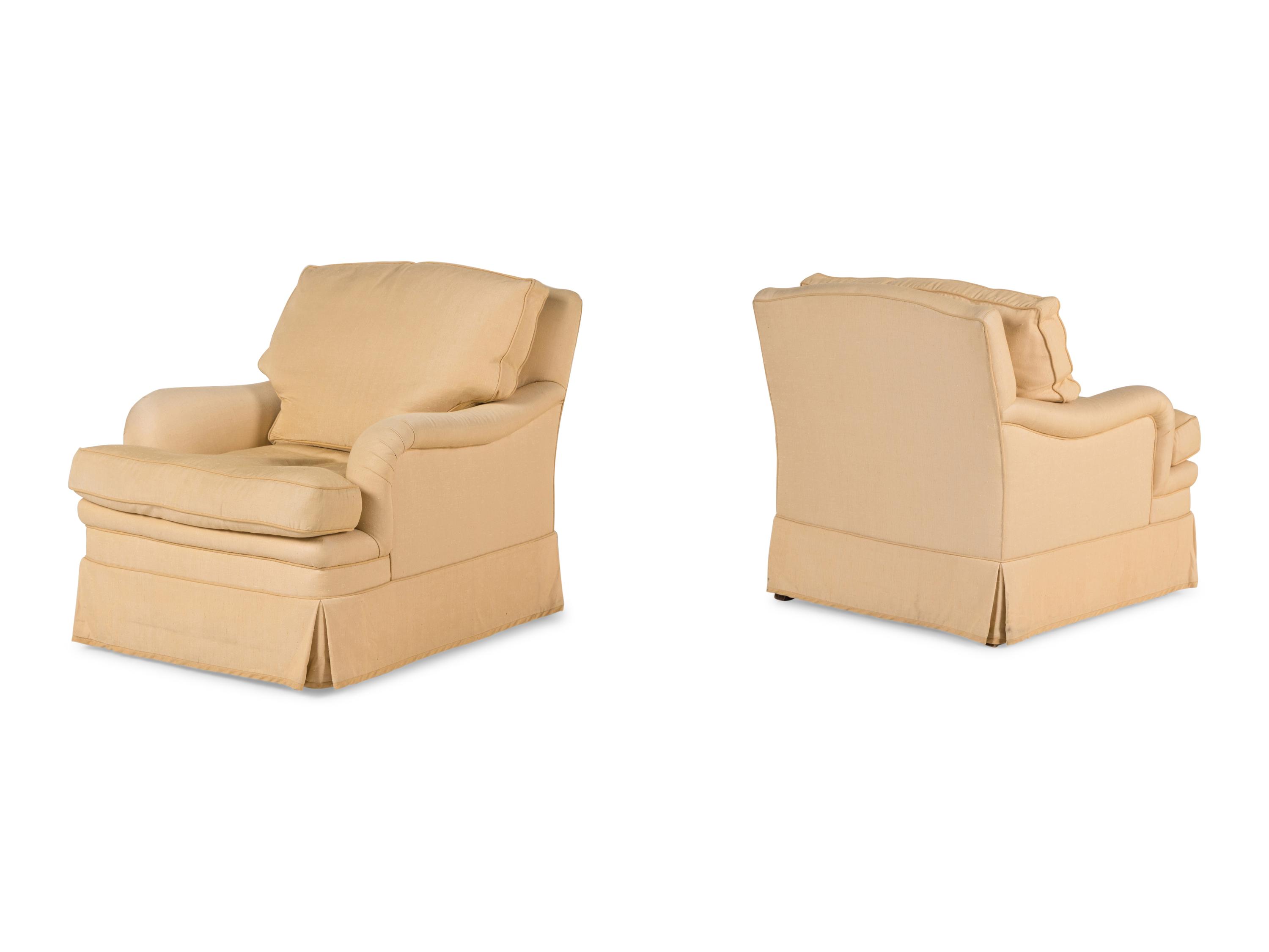 A Pair of Custom Bridgewater Style Armchairs