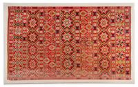 A Northern European Flatweave Rug 3 feet 10 inches x 6 feet 4 inches. — CIRCA 1810