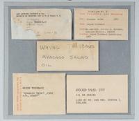 Avocado Salad, 1962