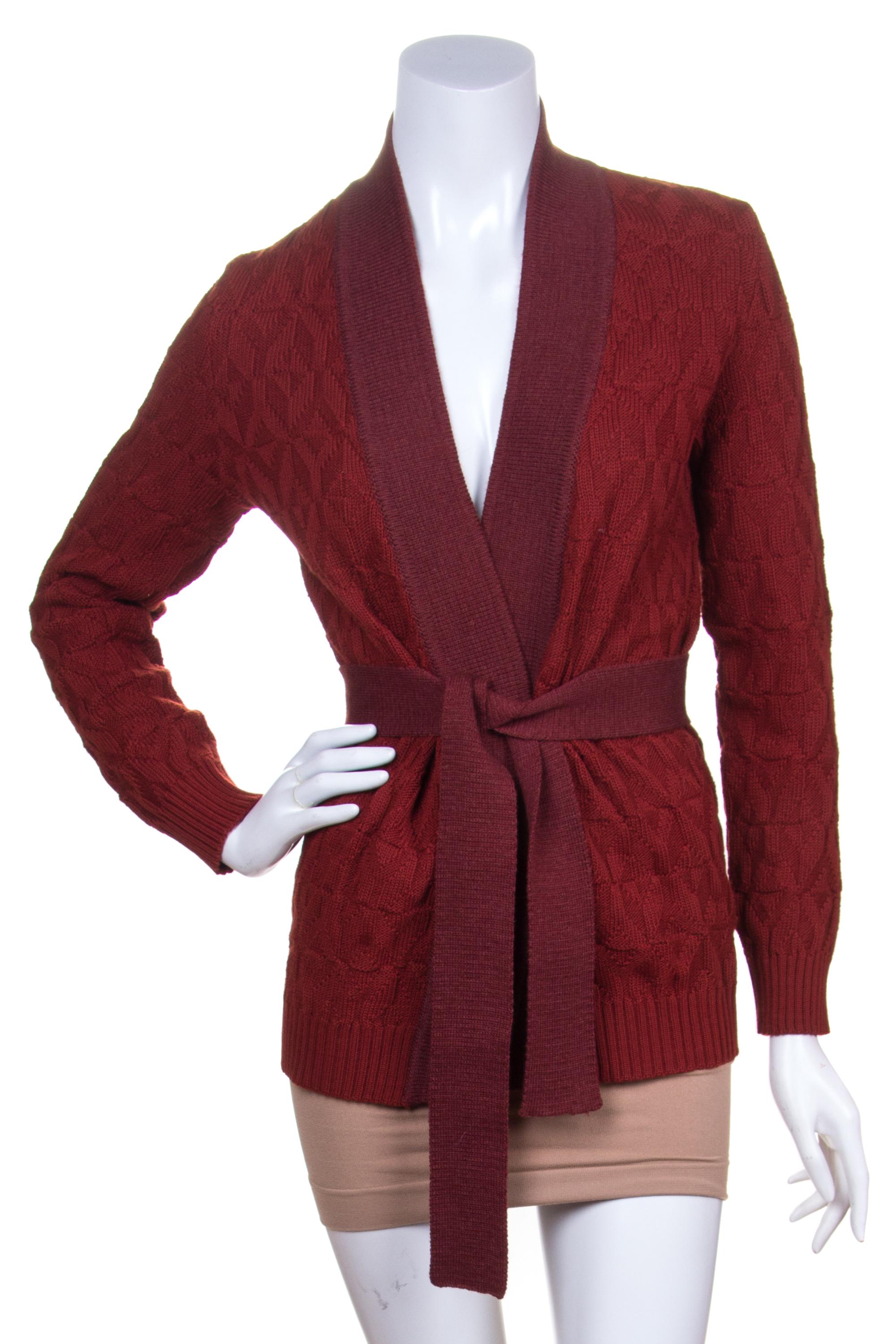 An Yves Saint Laurent Cardigan Sweater,