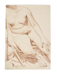 Nude on Mexican Blanket and Nude Sitting on a Chair)