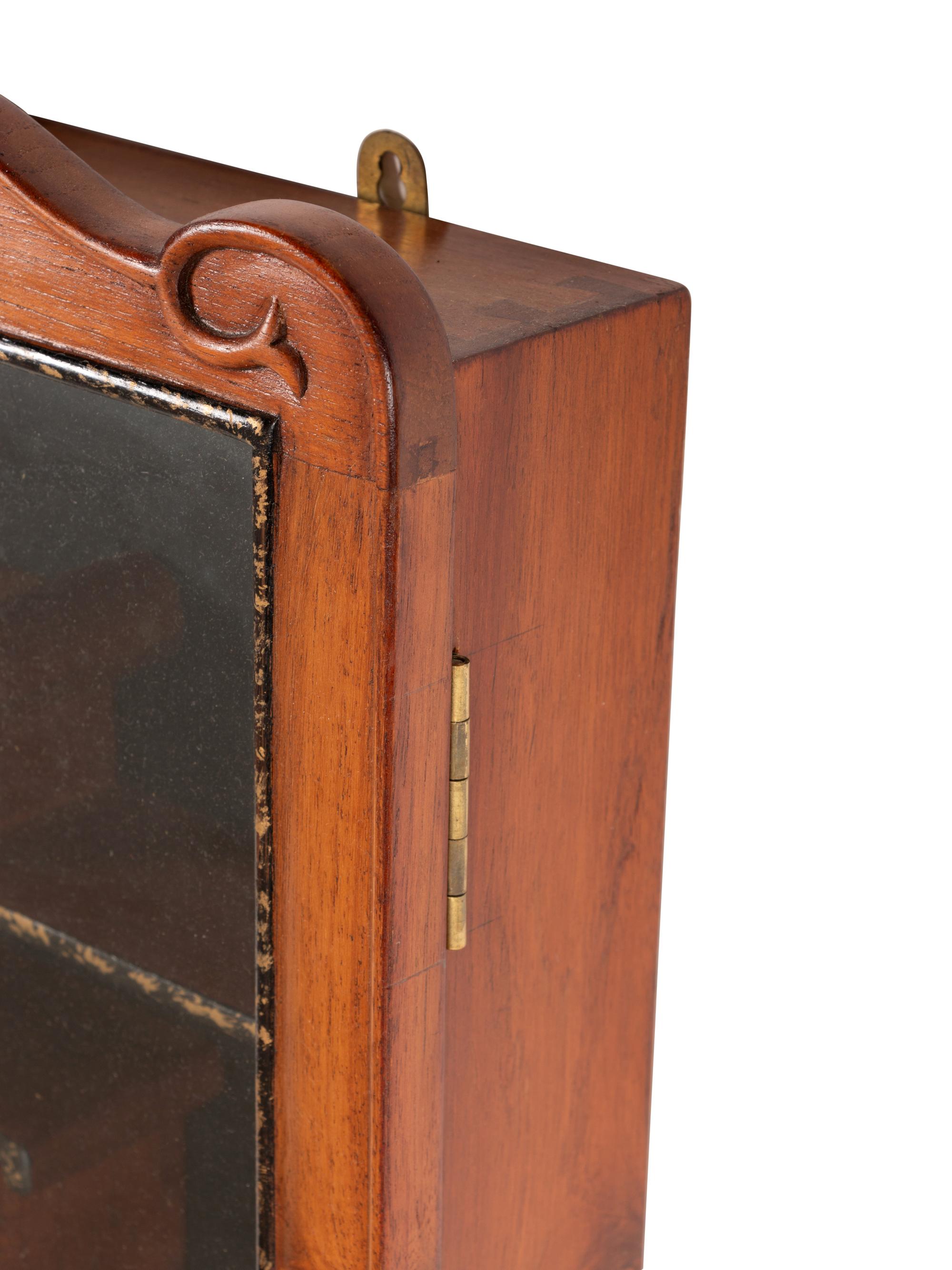 Two Chinese Hardwood Hanging Vitrines