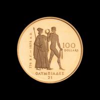 [CANADA] A 1976 Summer Olympic Games Commemorative $100 Gold Proof