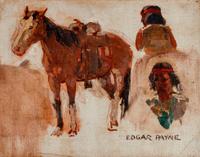 Study for Indian Figures
