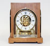 A Jaeger-LeCoultre for Gruen Atmos Clock Height 10 1/4 x width 8 3/8 x depth 6 5/8 inches.
