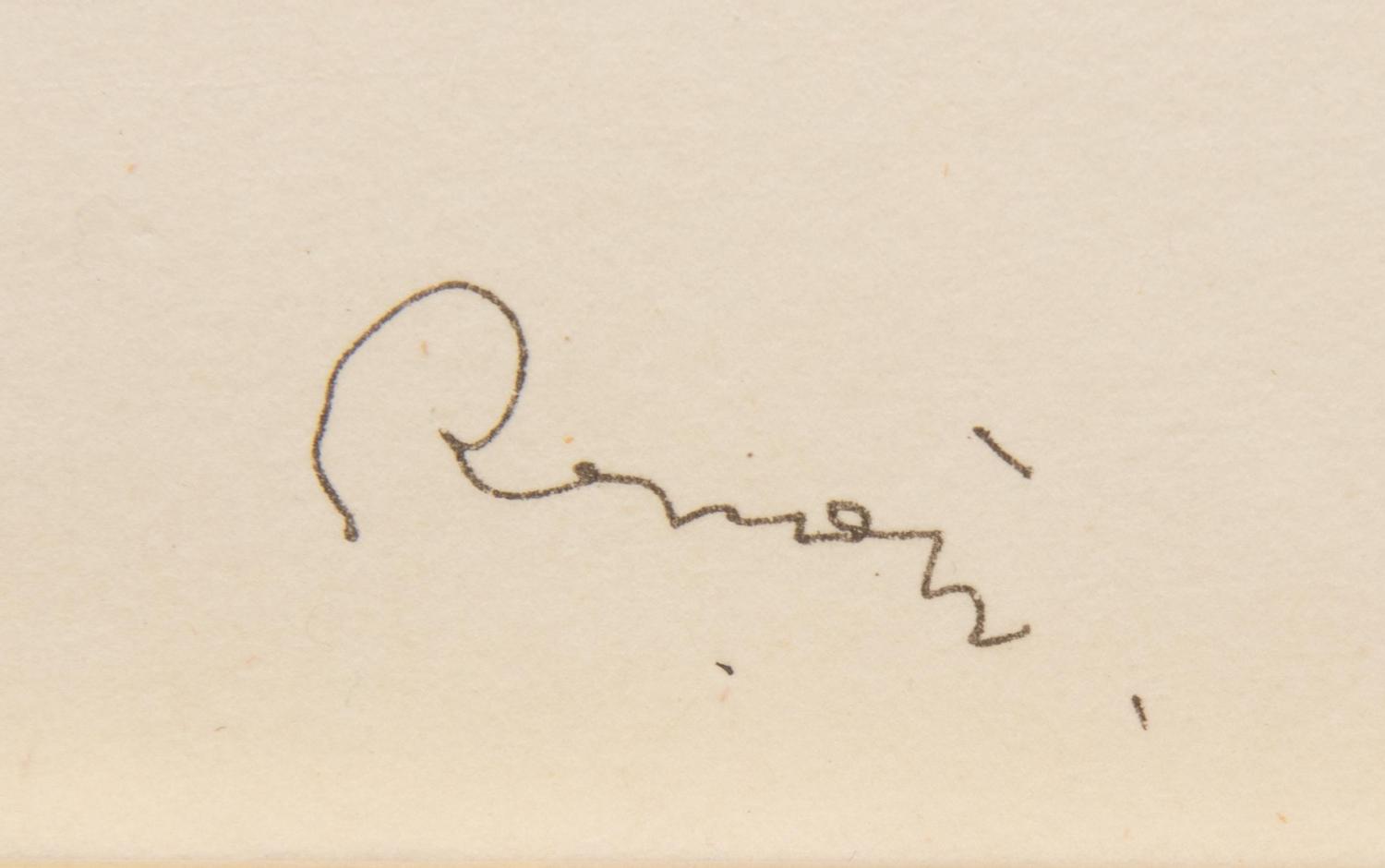 Claude Renoir, turned left (Claude Renoir, tourne a gauche), from the suite Douze Lithographies de Pierre-Auguste Renoir