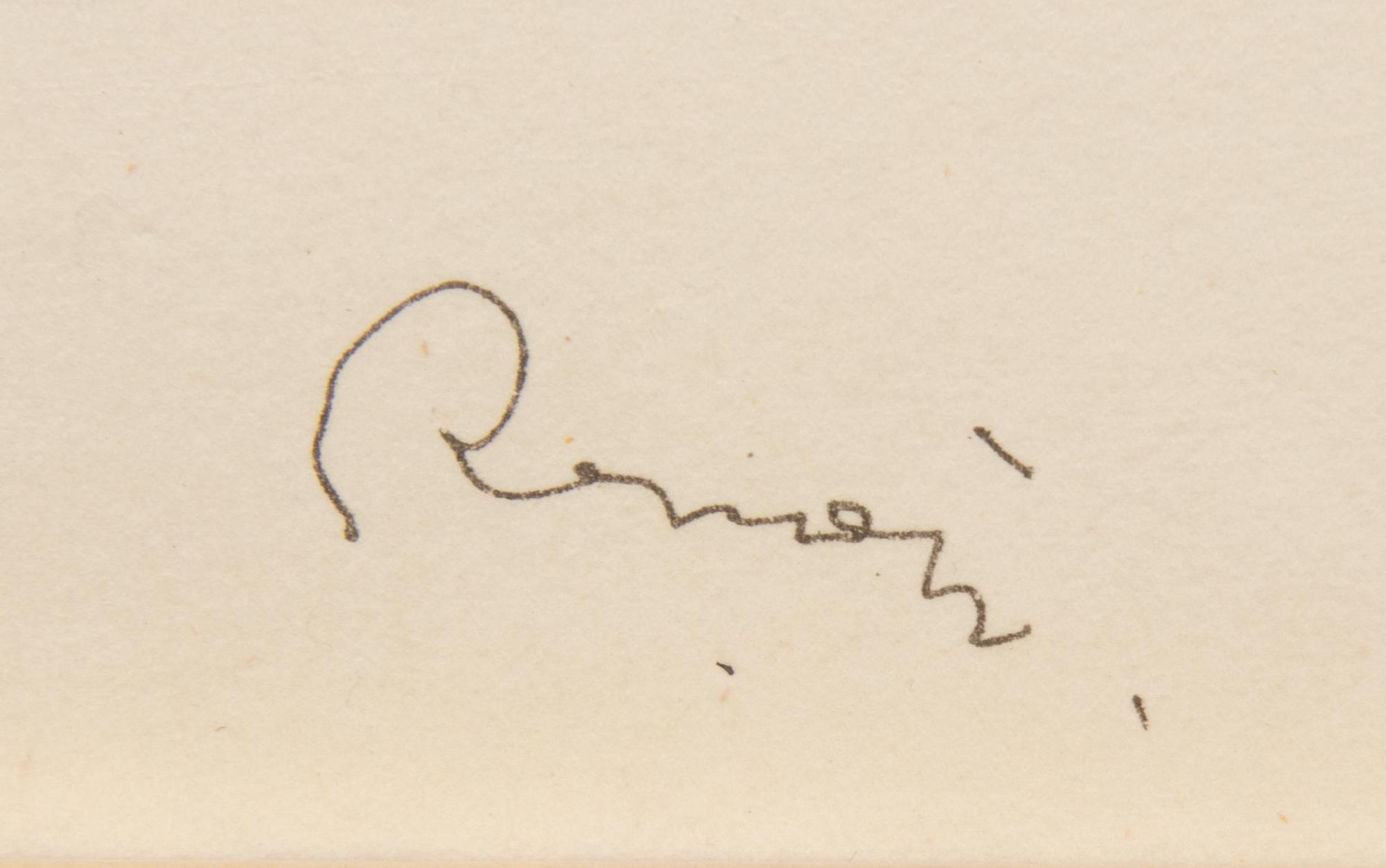 Claude Renoir, turned left (Claude Renoir, tourne a gauche), from the suite Douze Lithographies de Pierre-Auguste Renoir