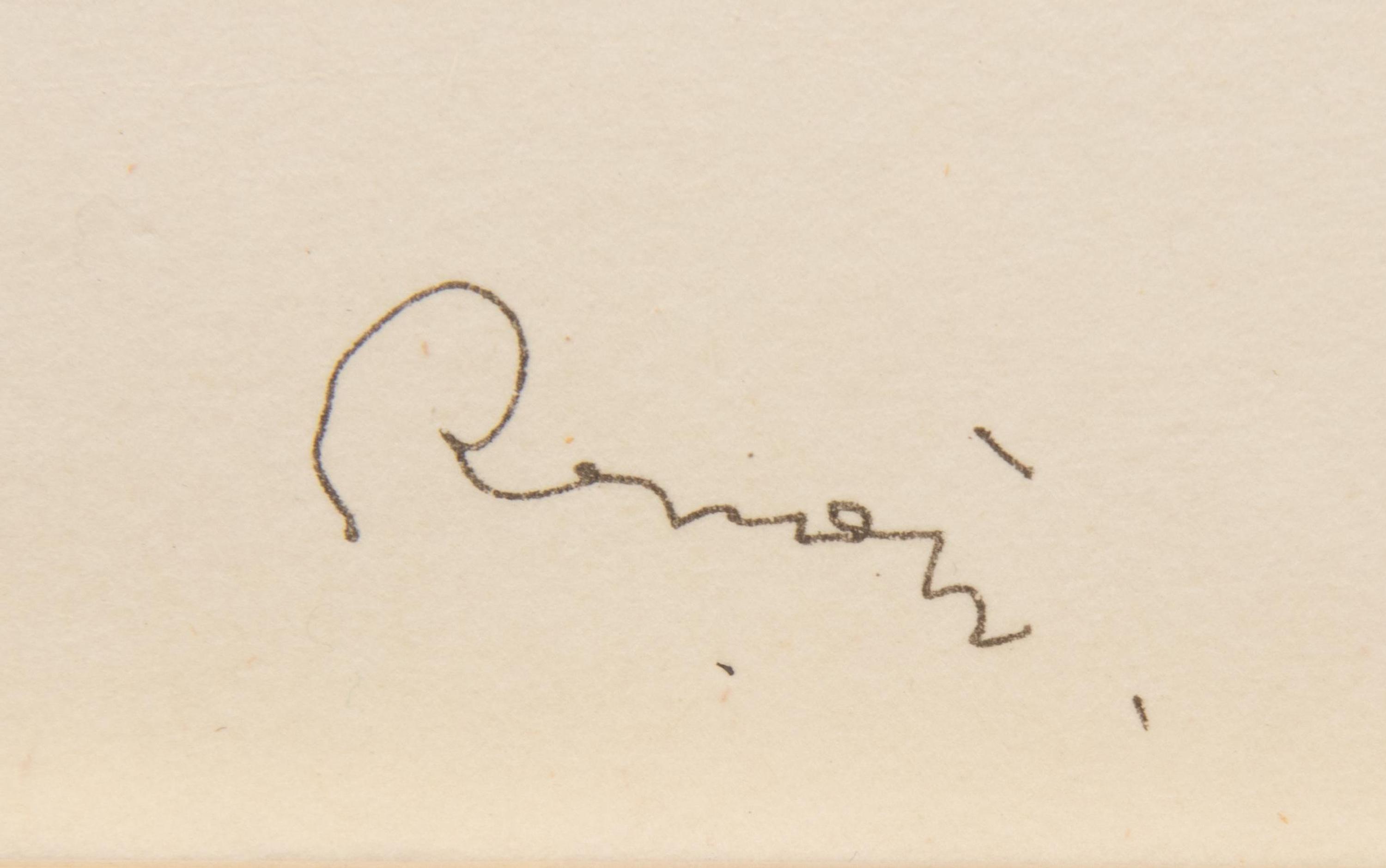 Claude Renoir, turned left (Claude Renoir, tourne a gauche), from the suite Douze Lithographies de Pierre-Auguste Renoir
