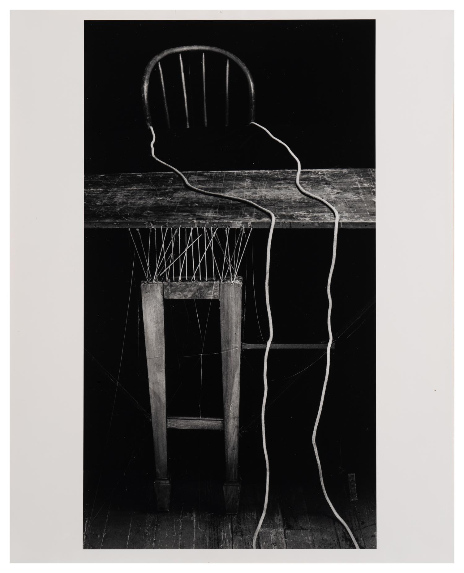 Untitled (Rope and Chair) and Untitled (Banana) , 1984 (two works)