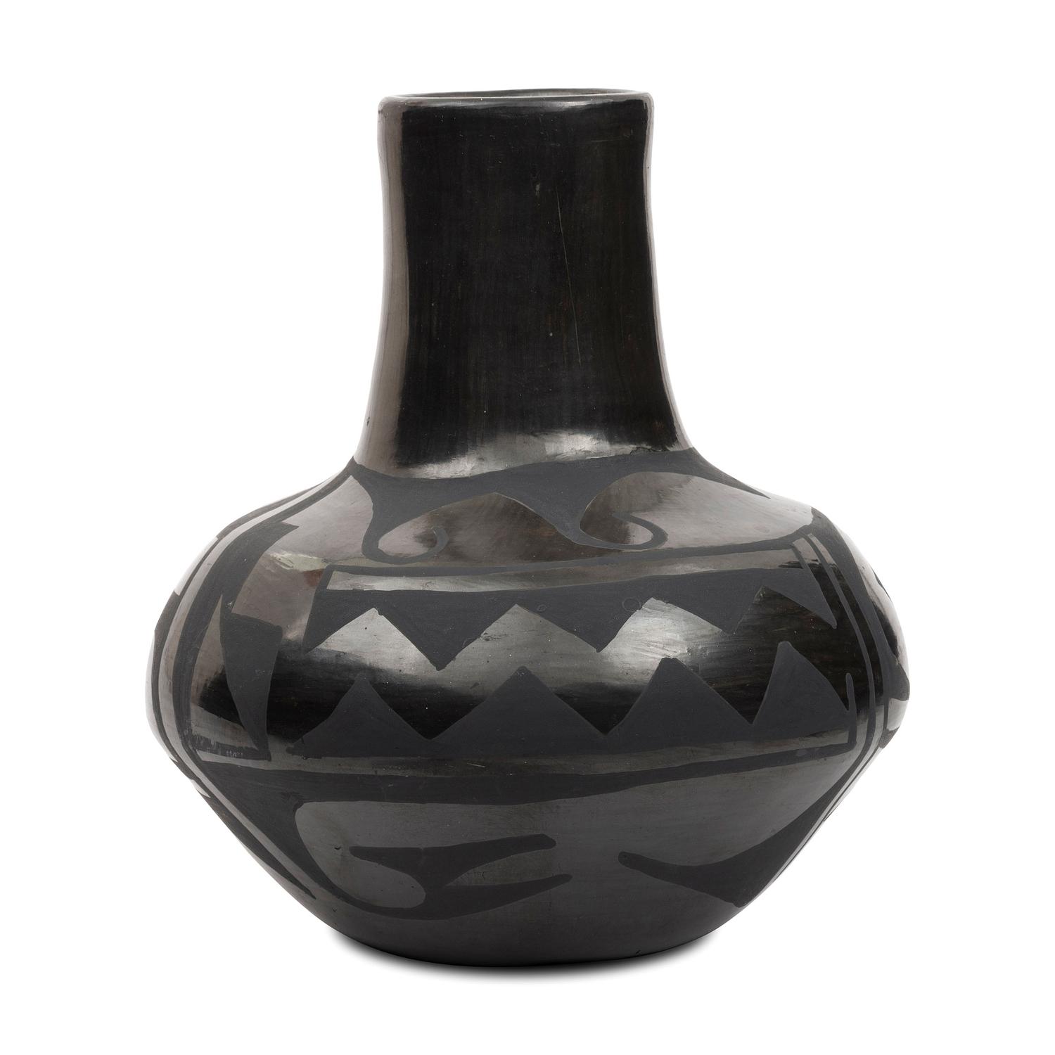 Blackware Pottery Vase