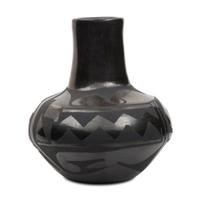 Blackware Pottery Vase