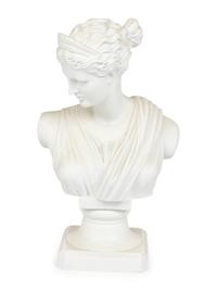 A Continental Porcelain Bust of Diana of Versailles
