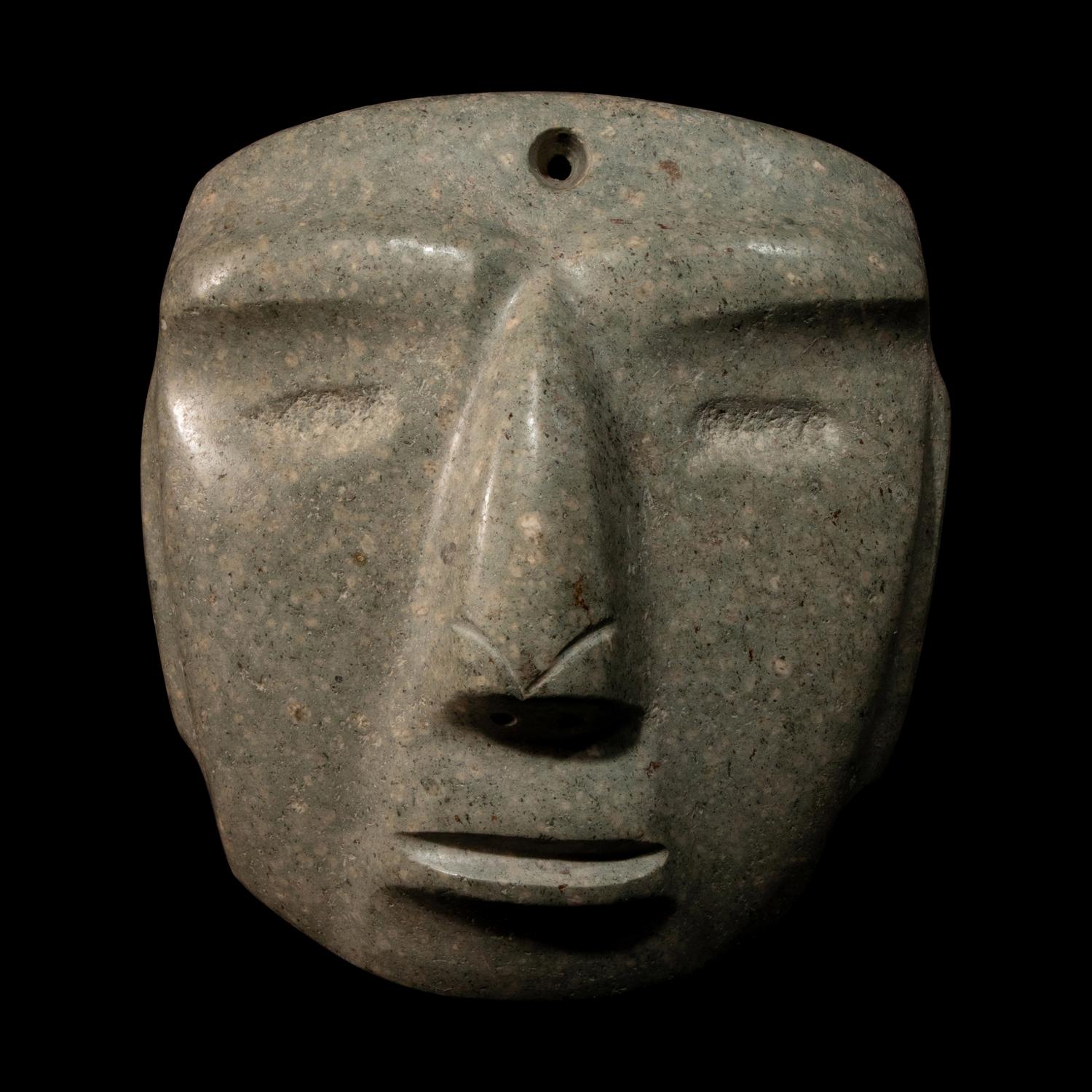 A Chontal Greenstone Mask