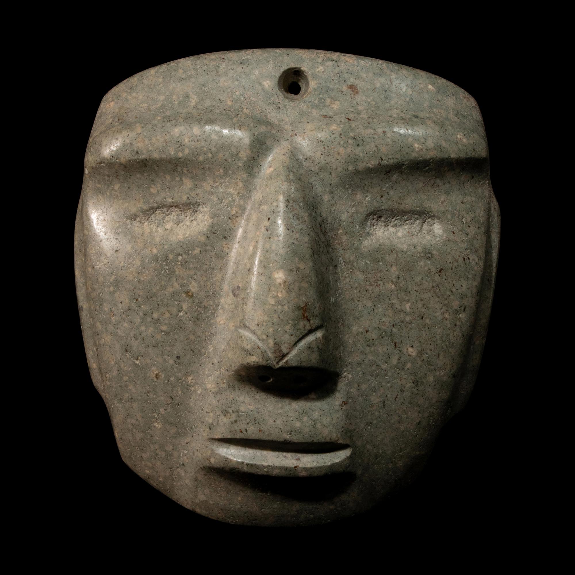A Chontal Greenstone Mask