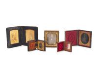 An Assorted Collection of Daguerreotypes, Tintypes, Ambrotype, and Lantern Slide Plates of Sayre Family Interest
