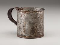 [CIVIL WAR]. A group of 5 camp items, incl. Union mess kit, tin cup, and other utensils.