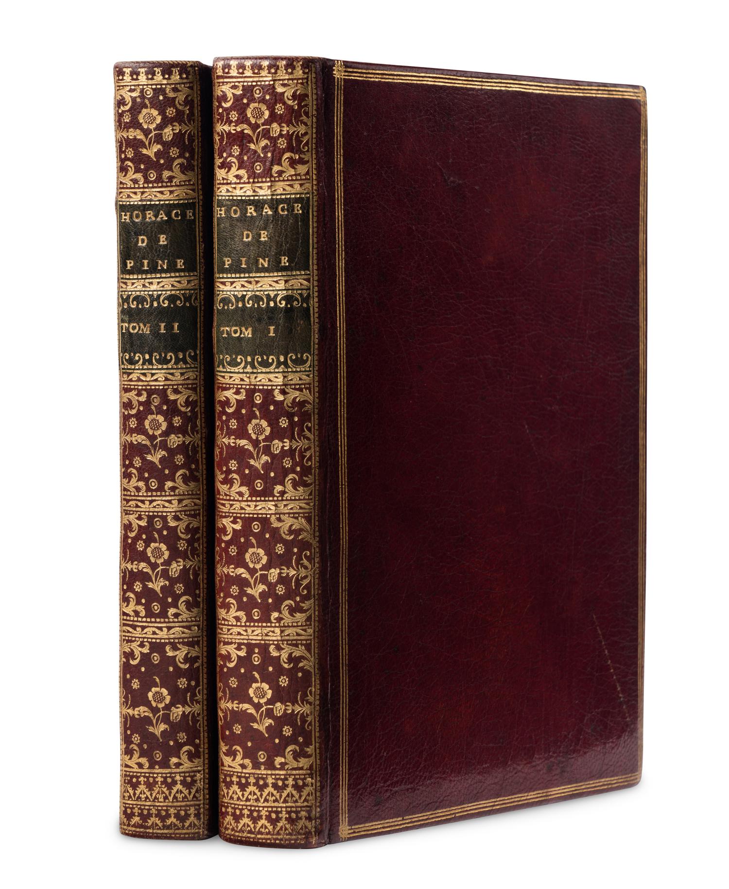 HORACE (65-8 B.C.). Opera . London: John Pine, 1733-1737.