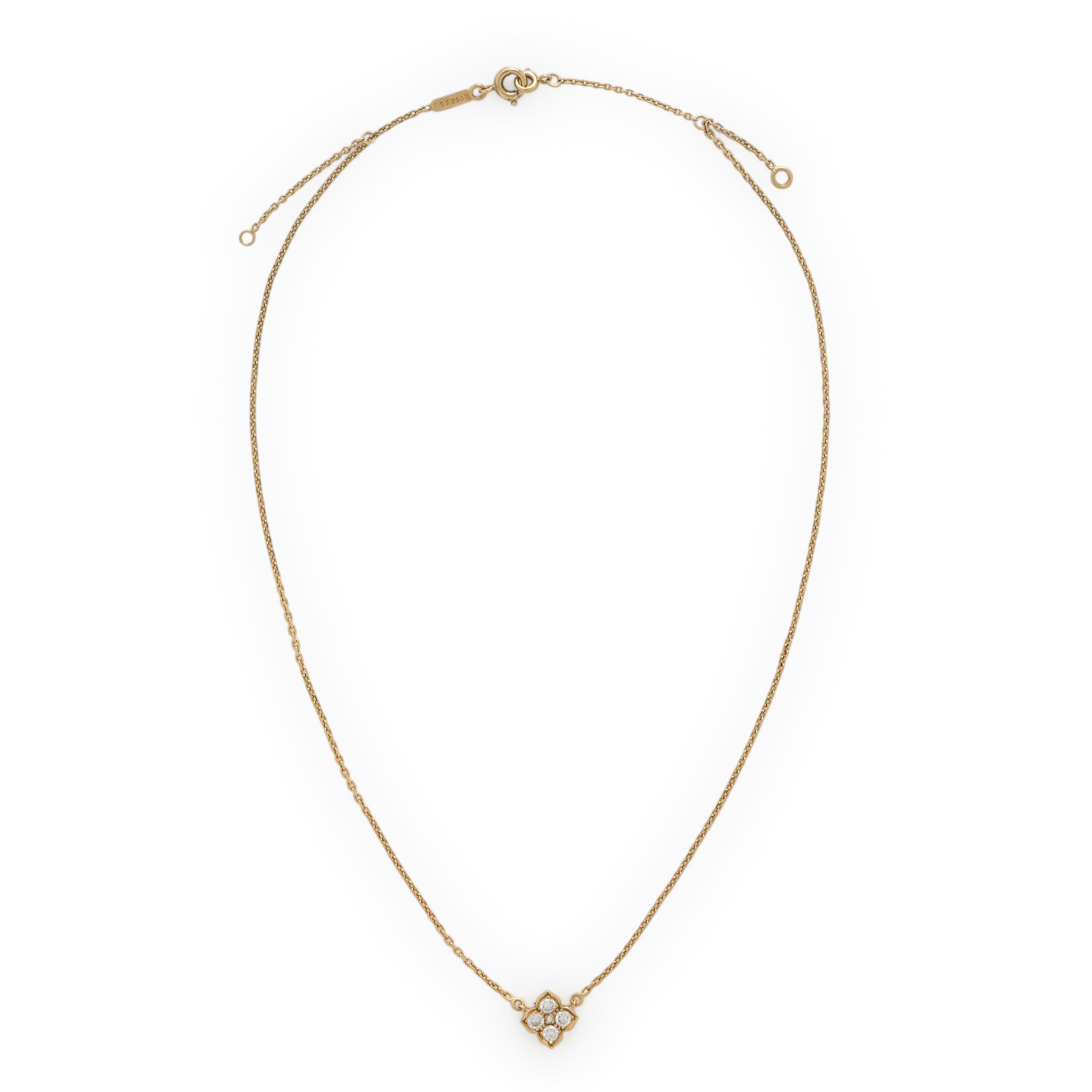 Cartier, Yellow Gold and Diamond Necklace