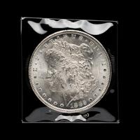 An 1885-CC Morgan $1 Coin