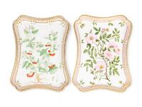 A Royal Copenhagen Flora Danica Porcelain Tray