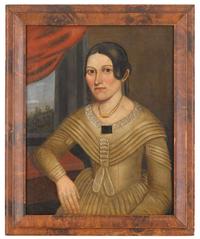American School 19th century portrait of a lady
