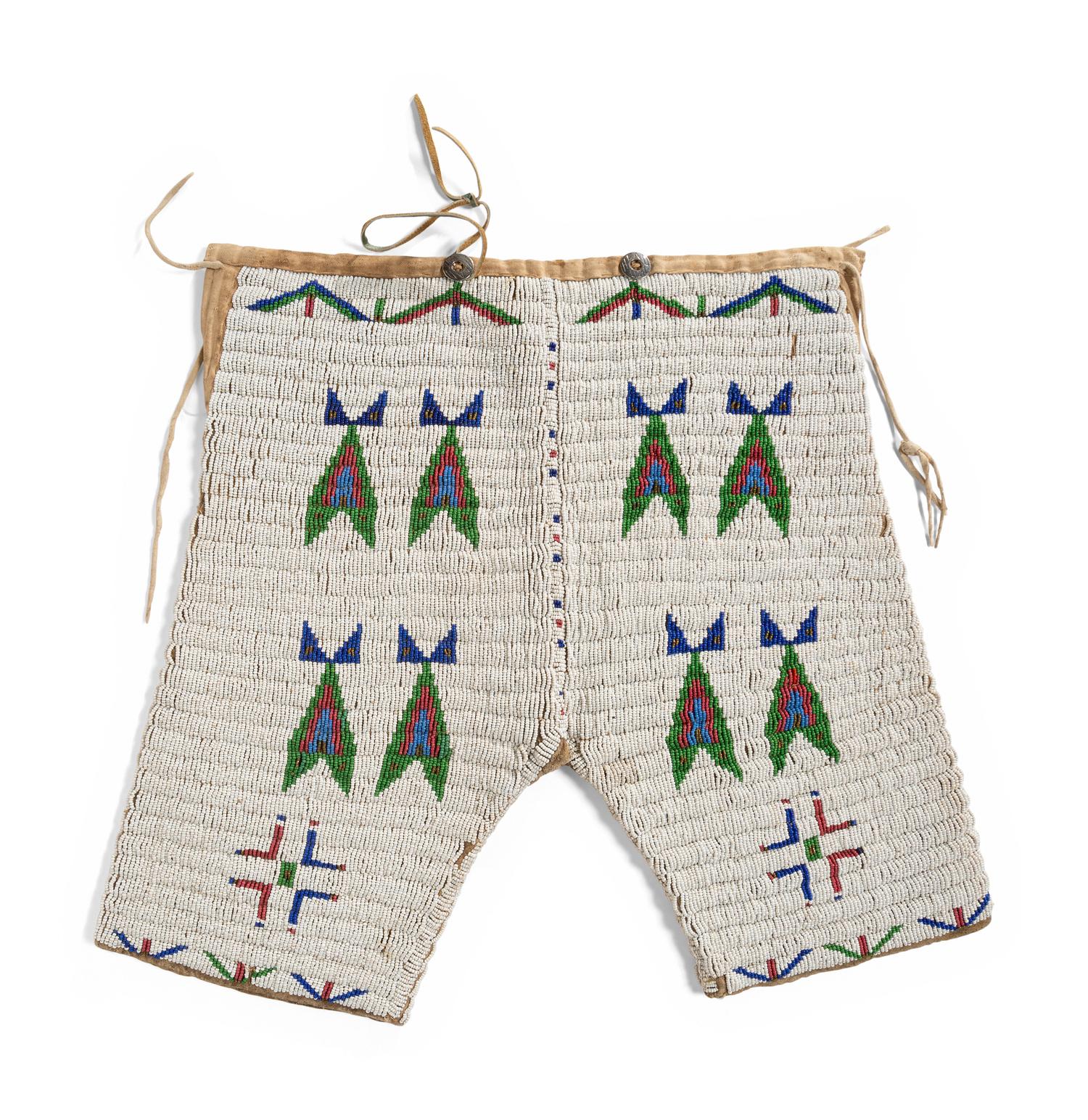 Cheyenne Child's Beaded Hide Pants