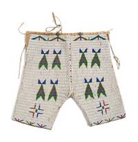 Cheyenne Child's Beaded Hide Pants